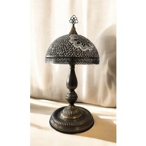 "Tiffany" jellegű mozaik gomba állólámpa