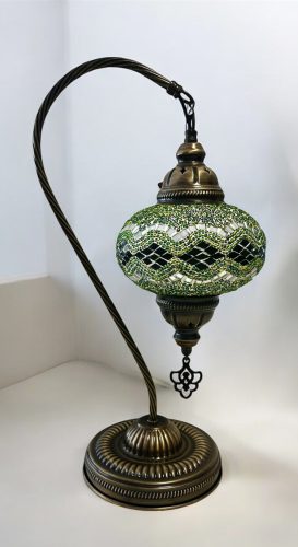 Asztali mozaik hattyúlámpa nagy
