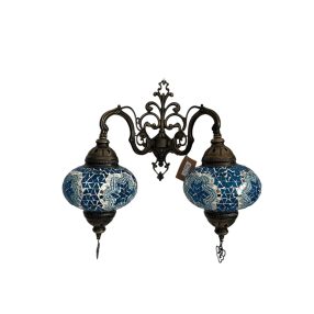 Oldalfali mozik lámpa-kétágú 