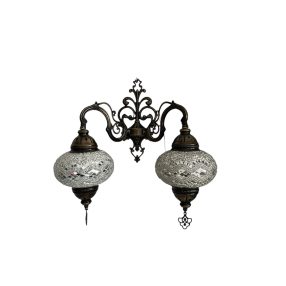 Oldalfali mozik lámpa-kétágú 