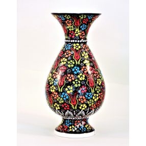 Kézzel festett kerámia váza 