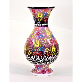 Kézzel festett kerámia váza 