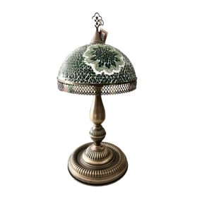 "Tiffany" jellegű mozaik gombalámpa-álló