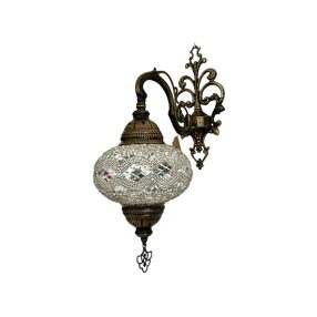 Oldalfali mozaik lámpa-egyágú