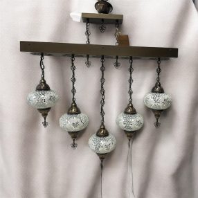 Ötgömbös nagy csillár